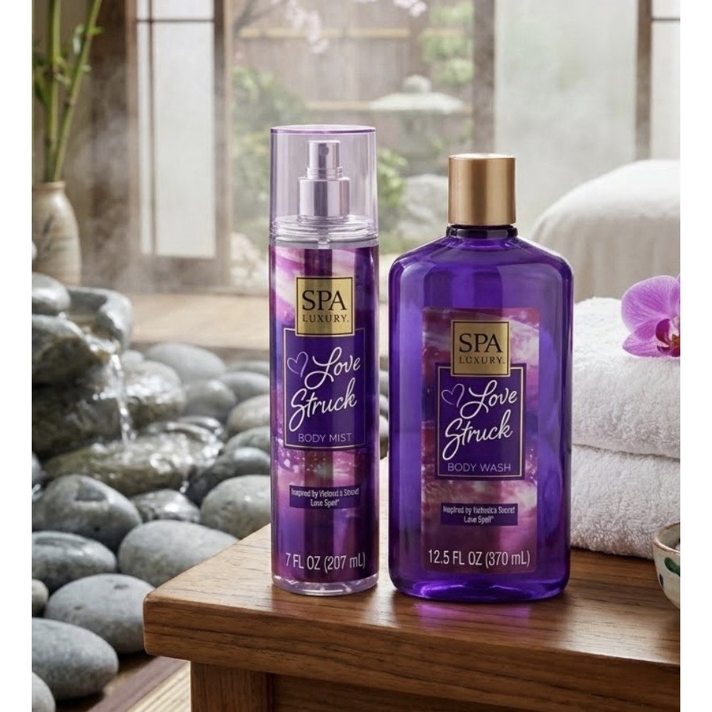 Spa Luxury Bath Body Wash & Body Mist Inspired by Love Spell 2-Piece Gift Set